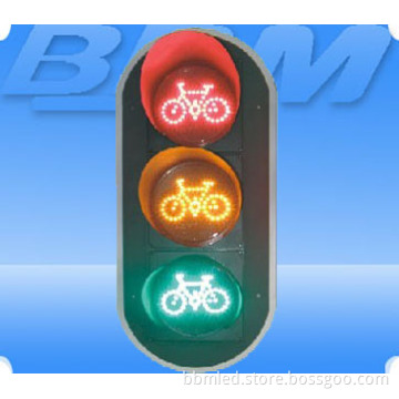 300mm LED Traffic Light with Non Motorized Road Lamp (FJ300-3-35A)